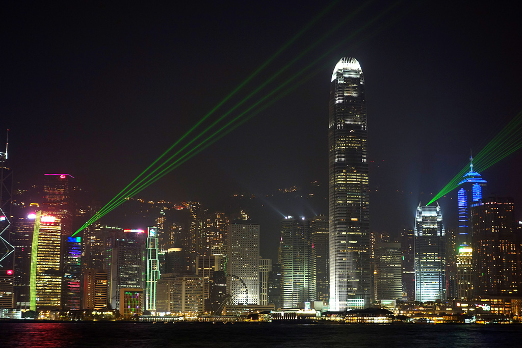 Lichtshow - Hongkong