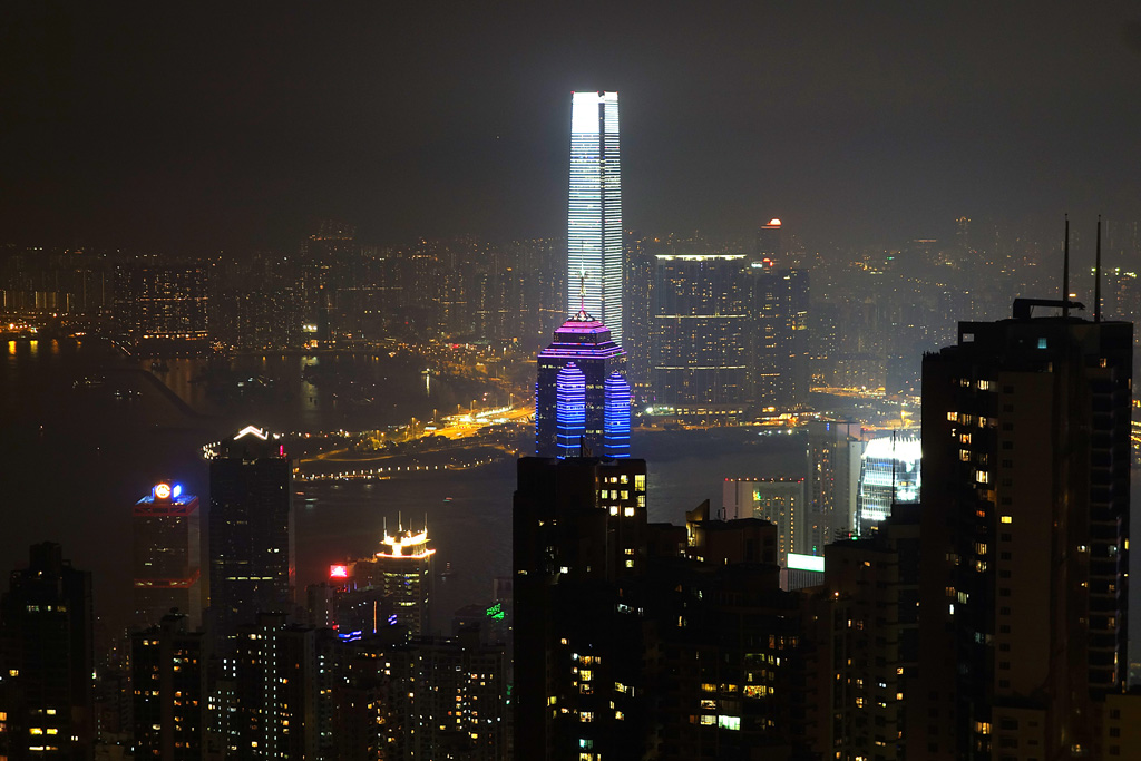 Blick auf Hongkong - The Peak