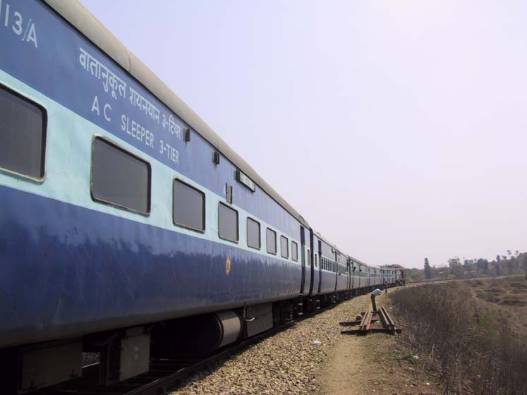 Bahnfahrt Indien