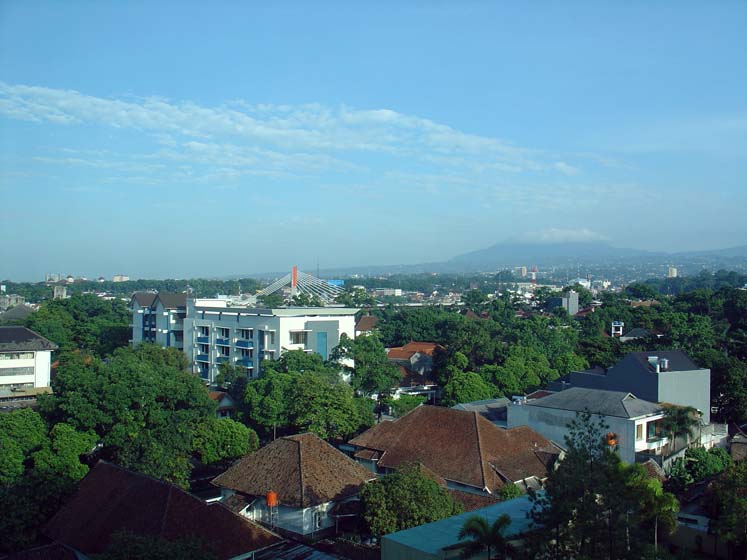 Blick über Bandung
