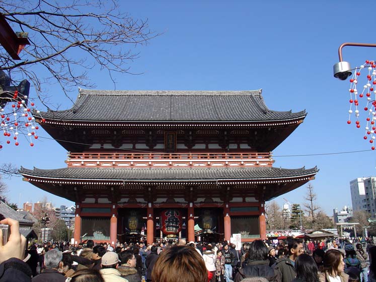 Senso-ji Tempel - Hozomongate - Haupttor