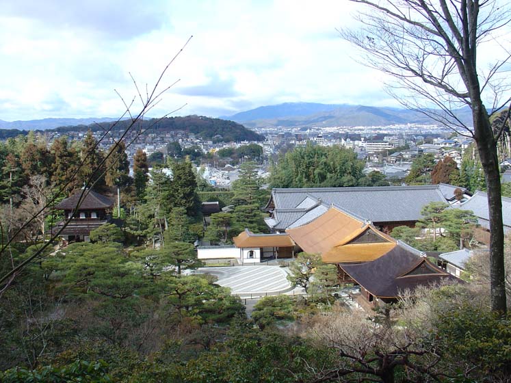 Blick auf Ginkaku-ji - Silbertempel