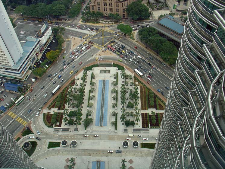Blick von Skybridge - Petronas Towers