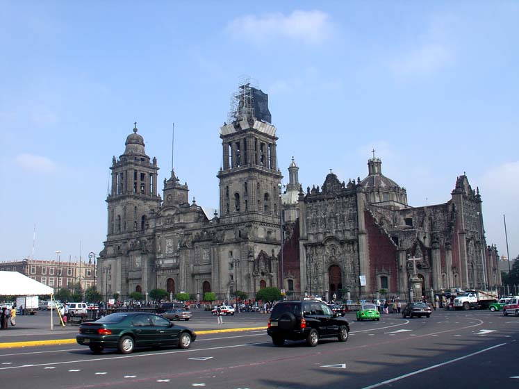 Zócalo - Kathedrale - Mexiko Stadt  - La Ciudad de México