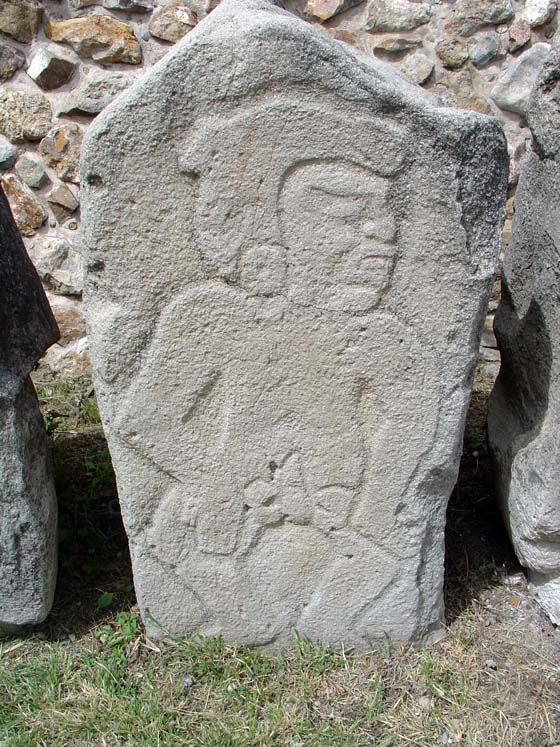 Stele - Galería de los Dazantes - Monte Albán