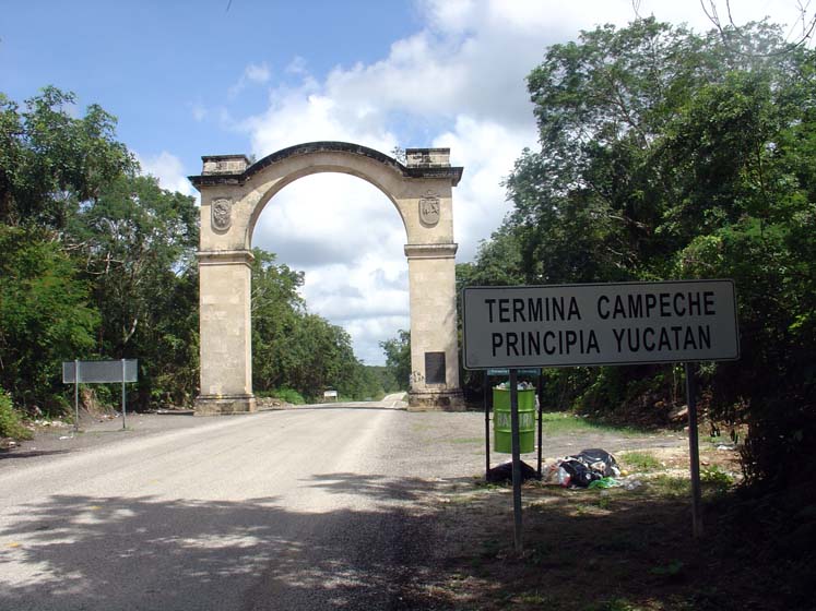 Tor zum Bundesstaat Yucatan 