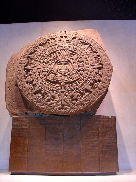 Piedra del Sol -  Museo Nacional de Antroplogía - Mexiko Stadt -  La Ciudad de México