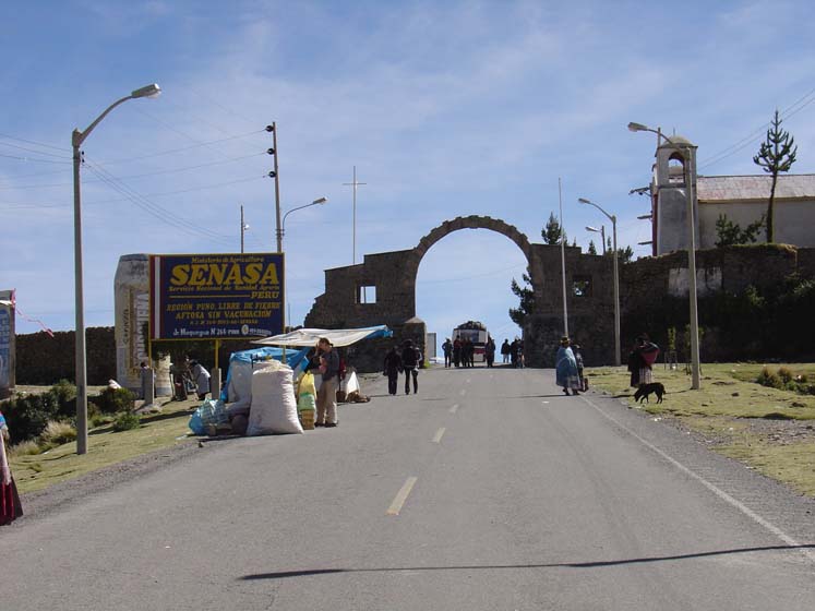 Grenze Peru - Bolivien