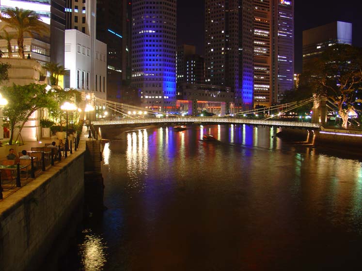 Brücke am Singapur River