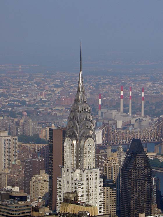 Blick auf Chrysler Building - New York